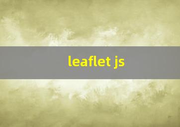 leaflet js